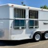 2007 Circle J 2 Horse Trailer Slant Load