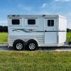 2015 4 Star 2 Horse Slant Load Bumper Pull