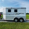 2015 4 Star 2 Horse Slant Load Bumper Pull