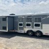 New 2024 Lakota 8313RKBGLQ Charger 3 Horse Trailer with 13' Short