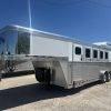 2020 Bloomer 4H Stock Combo Trainer Tack Horse Trailer