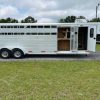 Used 2022 Shadow STK Stock Trailer with 8′ Short Wall