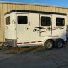2022 Double D reverse slant 2 horse bumper pull