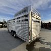 NEW 2024 Elite Trailers 5 Horse Stock Combo BP Horse Trailer