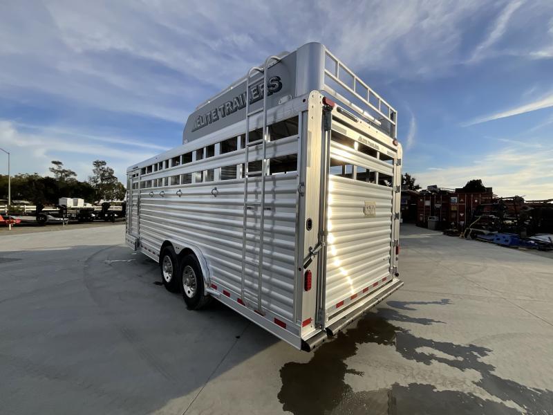 NEW 2024 Elite Trailers 5 Horse Stock Combo BP Horse Trailer 5 NEW 2024 Elite Trailers 5 Horse Stock Combo BP Horse Trailer