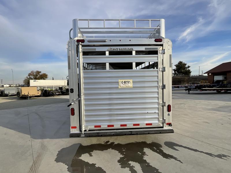 NEW 2024 Elite Trailers 5 Horse Stock Combo BP Horse Trailer 6 NEW 2024 Elite Trailers 5 Horse Stock Combo BP Horse Trailer